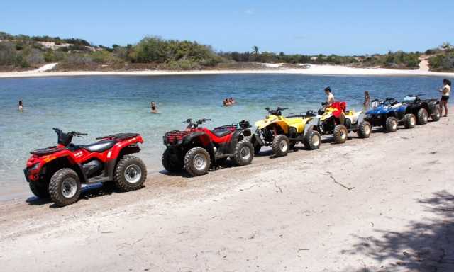 Passeio de quadriciclo