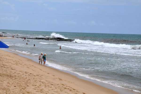 Praia do Meio: Bastante popular entre os moradores da região